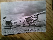 Historische Foto-Postkarten. Deutsche Lufthansa DDR. Anderthalbdecker A N 2