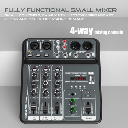 Kanal audio mixer mit - kanal,