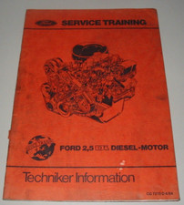 Werkstatthandbuch Techniker Information Ford Transit 2,5 Di Diesel Motor 04/1984