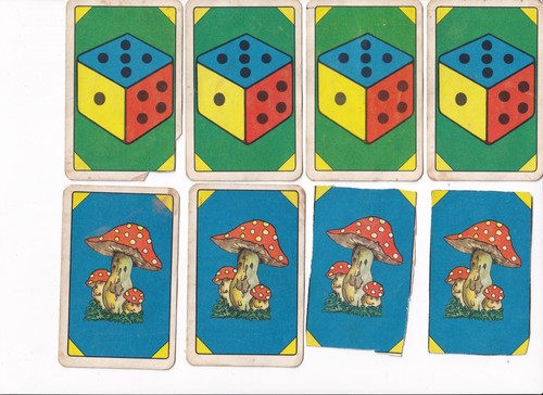 Vintage kinder quartett - quartett, karten