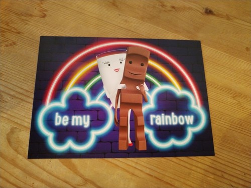 Milky schoki postkarte - milky, &