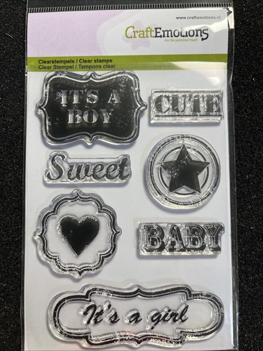 Clearstempel baby girl - baby,
