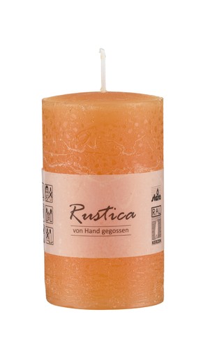 Rustic kerzen orange - rustic,