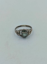 835 Silber Ring mit Herzform Vintage Design Größe 43