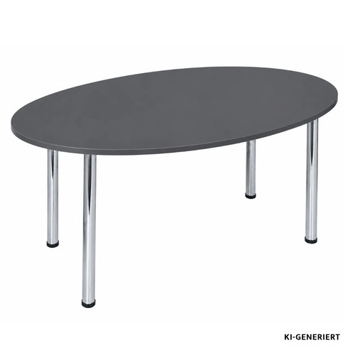 Ovaler schreibtisch - ovaler,