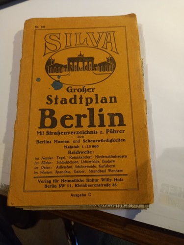 Berlin großer stadtplan silva - großer,