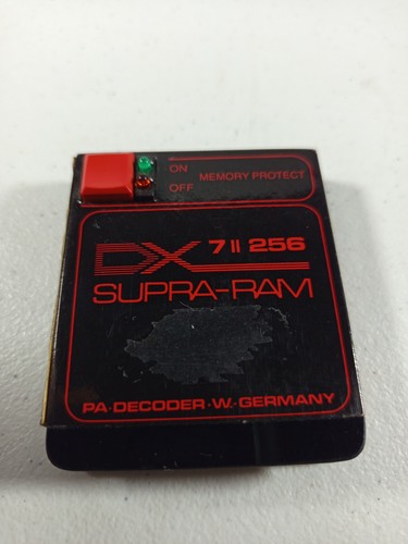 Yamaha dx7ii cartridge supra - yamaha,