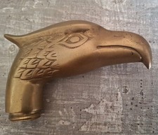 Gehstock Griffmotiv: Adler - Spazierstock - Flanierstock Messing massiv