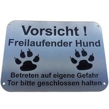 Warnung vor dem Hund Vorsicht