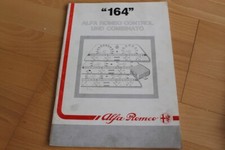 WERKSTATTHANDBUCH Technik technical data Alfa Romeo 164 control combinato 1987