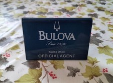 BULOVA VINTAGE DEALER PLATE