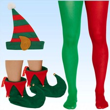 Elfenschuhe grün-rot