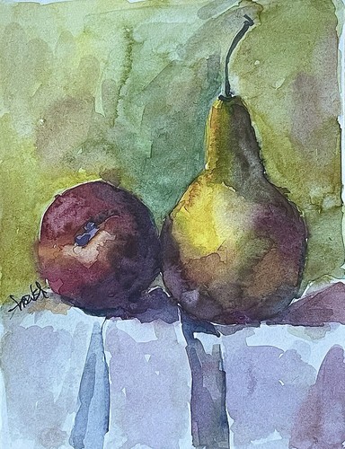 Original unikat aquarell - unikat,