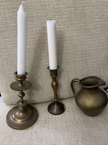 Messing deko set vintage antik - messing,
