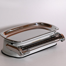 Alte STUBE KÜCHENWAAGE weiß 50ER JAHRE 12 KG RETRO VINTAGE Nostalgie