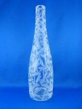 Vintage Glas / Kristall Vase -
