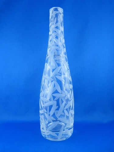 Vintage glas kristall vase - /,