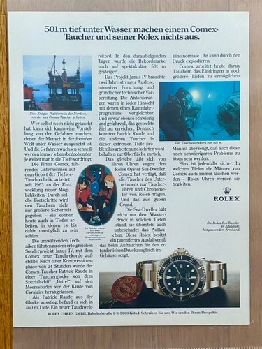 Comex rolex sea dweller - rolex, sea-dweller