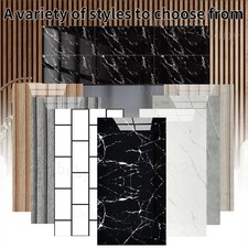 10/100 Stück Marmor Klebefliesen Wandpaneele Selbstklebend Fliesenaufkleber 18m²