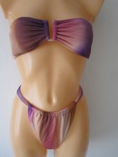 ZARA BIKINI PINK-LILA-BEIGE