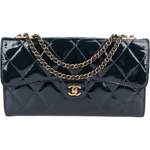 Chanel quilted patent leather - chanel,