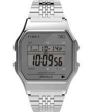 Timex T80 Silber Unisex