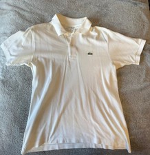 Weißes lacoste poloshirt - weißes,
