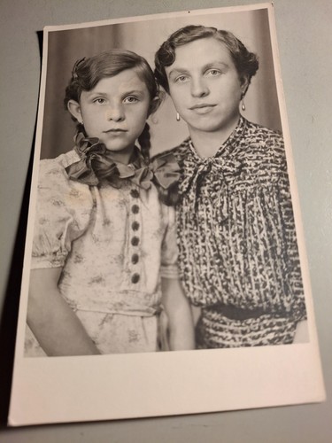 Altes foto vintage mutter mit - mutter,