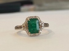 Art Deco Stil Smaragd Lab