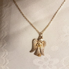 Engel mit Taube Anhänger 925