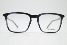 Brille Calvin Klein CK5966 Blau Silber Rotbraun Oval Brillengestell Neu