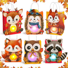 6 Stück Laternen Bastelset: St Martin Laternen Herbst zum Selber Basteln