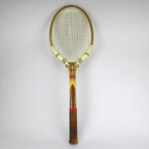 Vintage wooden tennis racket - vintage,