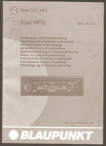 Betriebsanleitung auto radio - auto,
