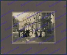 orig. Foto Hochzeit Heeführer Schloß Niederweiler Niderviller Lothringen 1918