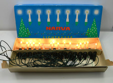 DDR Lichterkette NARVA 16 flammig funktionstüchtig mit Klemmen Christbaum 9696