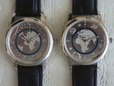 Armbanduhren 5 €-Münze 2016 Blauer Planet 2 Zifferblatt-Varianten -Münze Sammler