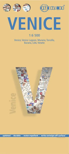 Borch map venedig venice - venedig, |