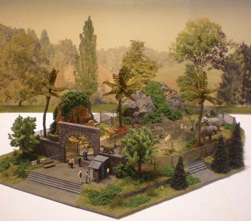 Diorama 87 zoo - h0,
