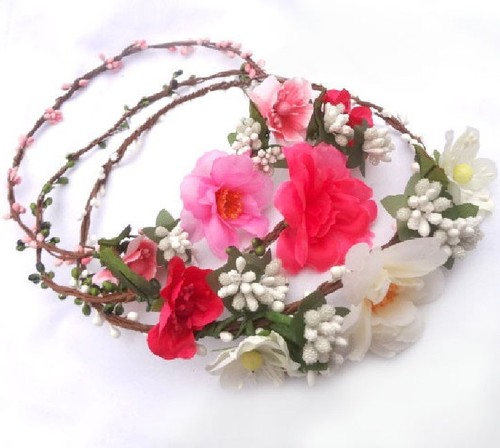 Designer haarband blumen kranz - blumen,