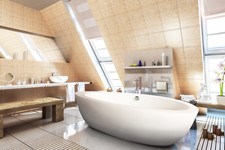 Freistehend design badewanne - freistehend,