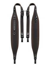 Sehr hochwertige Akkordeon-Gurte 80-L-LLM – Vollleder Braun für 96–120 Bässe