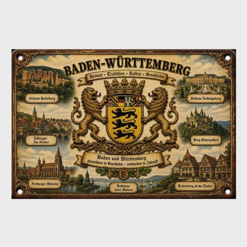 Blechschild baden württemberg - blechschild,