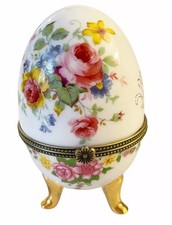 Porzellan Ei Schatulle -