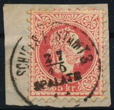 ÖSTERREICH 1867 5kr, SCHIFFS