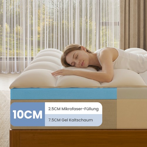 10cm 5cm kaltschaum topper - 7.5cm,