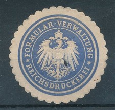 839564) DR Siegelmarke Formular Verwaltung Reichsdruckerei 