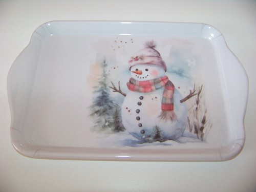 Ambiente mini tablett snowman - ambiente,