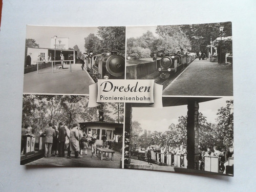 Dresden pionier eisenbahn - ak,