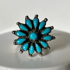 Türkis Cluster Vintage Ring